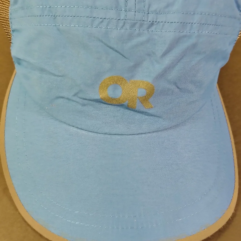Outdoor Research Swift Cap Hat Blue Nylon Mesh Panel Breathable Running